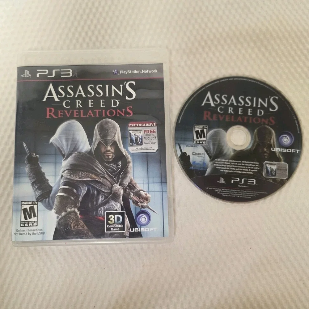 Assassin's Creed Revelations PS3 Game Disc Case Manual Tested Sony Playstation 3